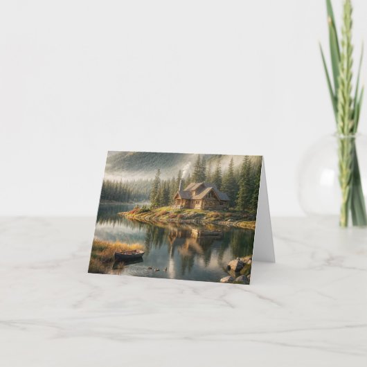 Carte Cabine Mountain Lake (Devant)