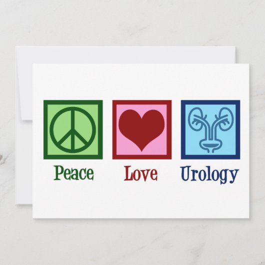 Carte Cabinet d'urologie Peace Love Urologue (Devant)