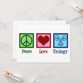 Carte Cabinet d'urologie Peace Love Urologue (Devant/Arrière en situation)