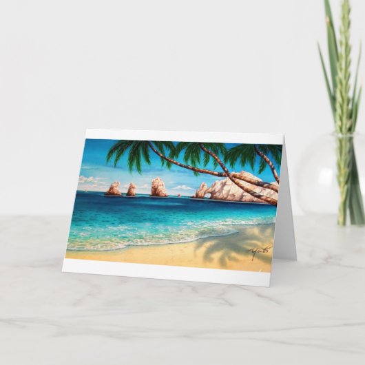 CARTE CABOS SAN LUCAS, BASSE-CALIFORNIE, MEXIQUE (Devant)