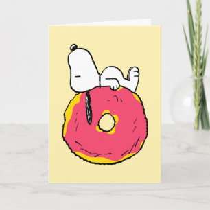 Carte cacahuètes   Snoopy I Donut Know   Ajouter votre p