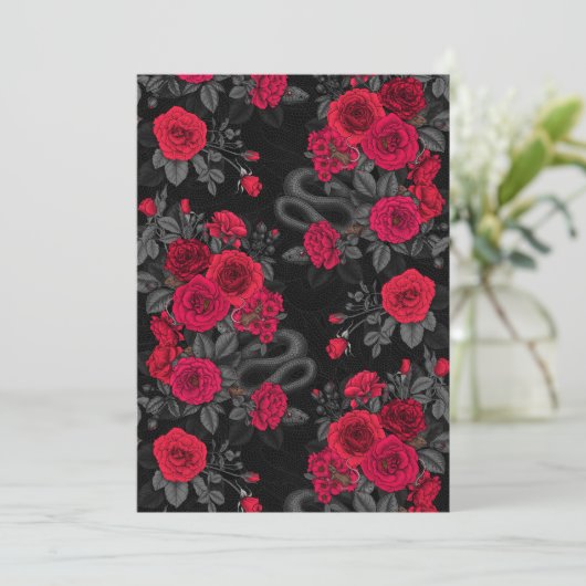 Carte Caché en rose (Debout devant)