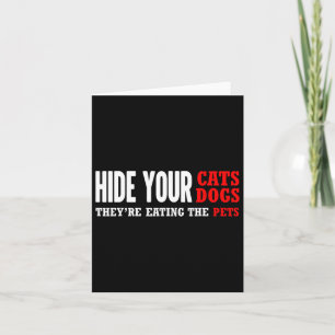 Carte Cachez Vos Chats Vote Trump Élection 2024