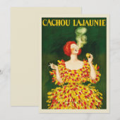 Carte Cachou Lajaunie | Leonetto Cappiello (Devant / Derrière)