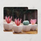 Carte Cactus (Devant / Derrière)