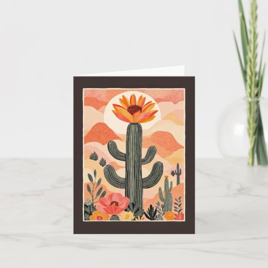 Carte Cactus Blossom Sud-Ouest (Devant)