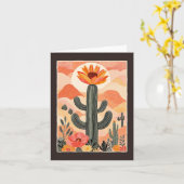 Carte Cactus Blossom Sud-Ouest (Fleur jaune)