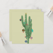 Carte Cactus Christmas Tree (Devant/Arrière en situation)