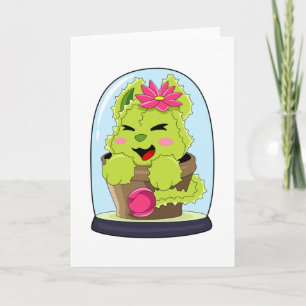 Carte Cactus de chat