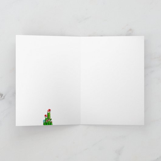 Carte Cactus de Noël (Intérieur)