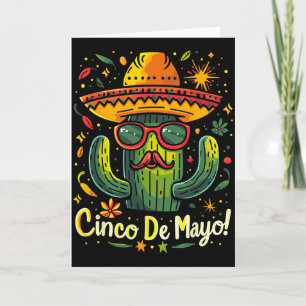 Carte Cactus - Drôle Cinco De Mayo Hommes Femmes Mexique