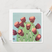 Carte Cactus du désert Figue de Barbarie (Devant/Arrière en situation)
