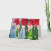 Carte Cactus en fleurs | Emil Nolde | (Devant)