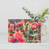 Carte Cactus: Flat Card (Debout devant)