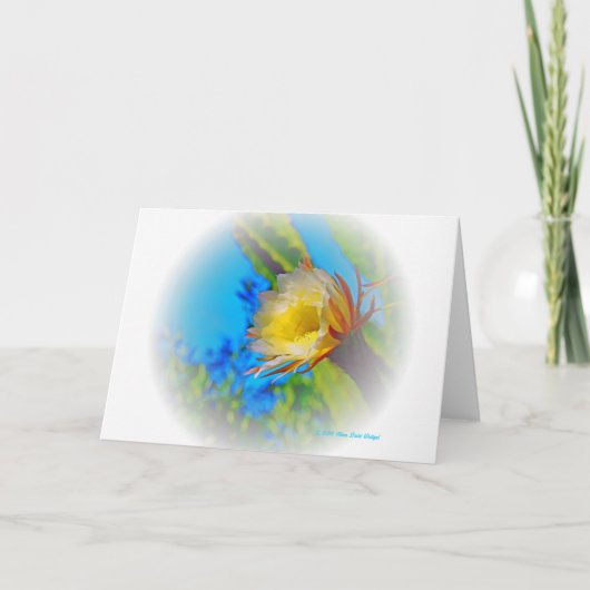 Carte "Cactus Flower #73 Fade" (Devant)