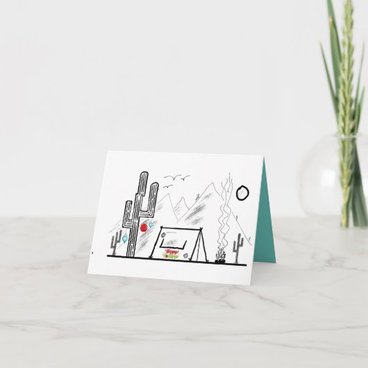 Carte Cactus Holidays 1 (Devant)