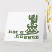 Carte Cactus Pas un gros cactus drôle dire (Fleur jaune)