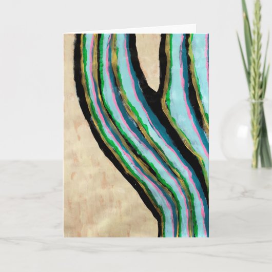 CARTE "CACTUS PINSTRIPÉ" (Devant)