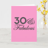 Carte Cadeau 30 & Fabuleux (Fleur jaune)