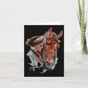 Carte Cadeau À Cheval Pour Filles Femmes Qui Aiment Les