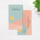 Carte cadeau Abstraite Boho Sunrise Desert (Bureau)