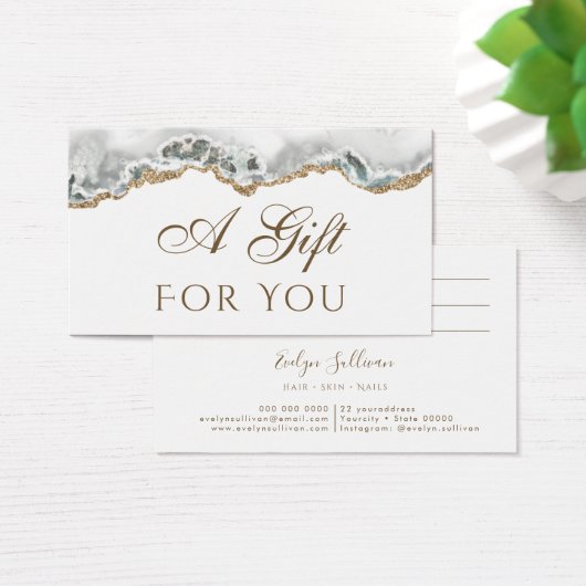 Carte cadeau Agate blanc (Bureau)