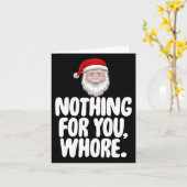 Carte Cadeau Amusant De Noël Xmas Rien Pour Vous  (Fleur jaune)