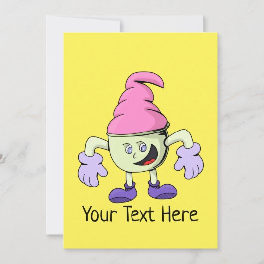 Carte Cadeau Anniversaire Noël Glace (Devant)