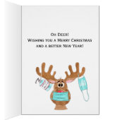 Carte cadeau Argent Enfermé Roudolph Reindeer masq (Intérieur (Droit))