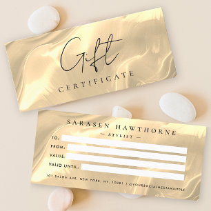 Carte cadeau Arrière - plan Gold Opal Stone