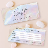 Carte cadeau Arrière - plan Opal Stone Shell