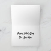 Carte cadeau Best Dad Ever Fête des pères pour How (Intérieur)