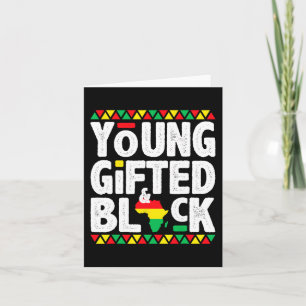 Carte Cadeau Black4 Black Magic Girl Boy Black History