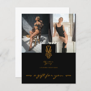 Carte cadeau Black Gold Lingerie Boutique