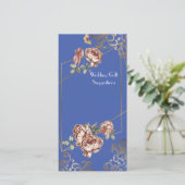 Carte cadeau Blue Ray of Floral Mariage (Debout devant)