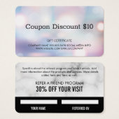 Carte Cadeau Boke | Code Promo (Devant & derrière)