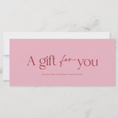 Carte cadeau Bush Pink Beauty Salon (Devant)