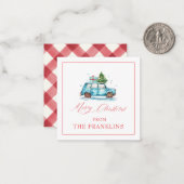 Carte Cadeau Cadeau de Noël personnalisée (Devant/Arrière en situation)