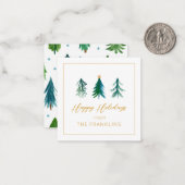 Carte Cadeau Cadeau de Vacances personnalisée (Devant/Arrière en situation)