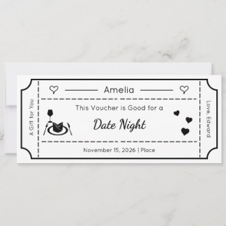 Carte-cadeau, carte de billet cadeau personnalisée