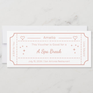 Carte-cadeau, carte de billet de cadeau personnali
