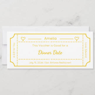 Carte-cadeau, carte de billet de cadeau personnali