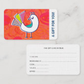 Carte cadeau, Certificat cadeau, D2-052115 (Devant / Derrière)