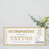 Carte cadeau certificat cadeau pour un tatouage su (Debout devant)