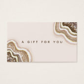 Carte Cadeau Champagne Gold Parties scintillant Br (Devant)