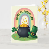 Carte Cadeau Chanceuse de la Saint-Patrick (Fleur jaune)