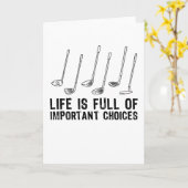 Carte Cadeau Choix importants amusant Ventilateur de gol (Fleur jaune)