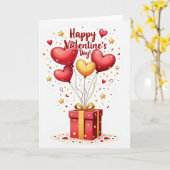 Carte Cadeau Cœurs Joyeux (Fleur jaune)