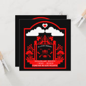 Carte Cadeau commémoratif des pompiers (Devant/Arrière en situation)