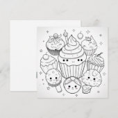Carte cadeau couleur (Devant / Derrière)